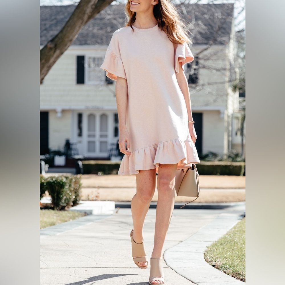 NASTY GAL• Poplin ruffled dress